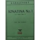 Kabalevsky, Sonatina Num 1 in C Major, Opus 13 For Piano Kabalevsky, Sonatina Num 1 in C Major, Opus 13 For Piano