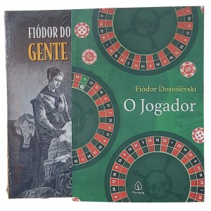 Kit 2 Livros de Dostoievski, O Jogador, Gente Pobre