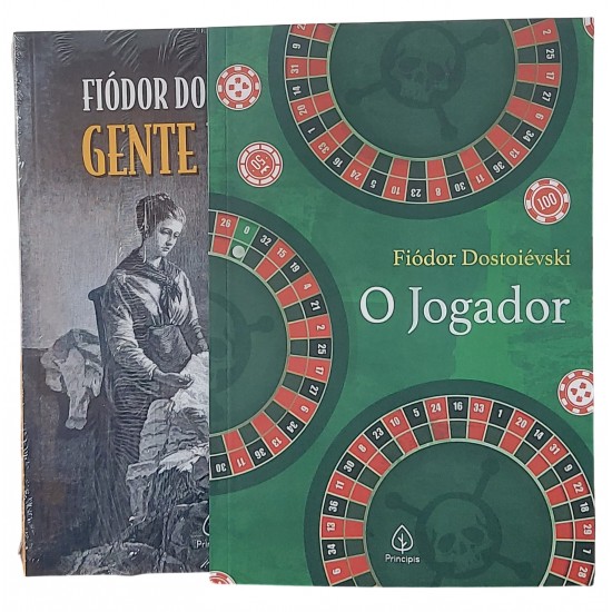 Kit 2 Livros de Dostoievski, O Jogador, Gente Pobre