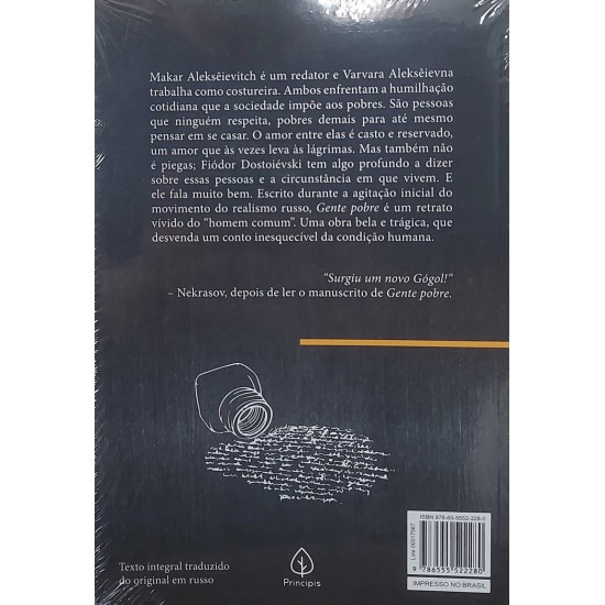 Kit 2 Livros de Dostoievski, O Jogador, Gente Pobre