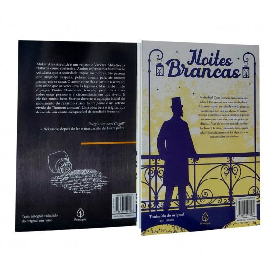 Kit 2 Livros de Fiodor Dostoievski, Gente Pobre, Noites Brancas