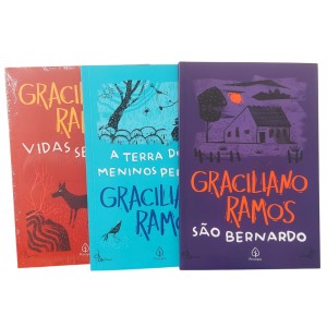 Kit 3 Livros de Graciliano Ramos, Vidas Secas, São Bernardo, A Terra dos Meninos Pelados