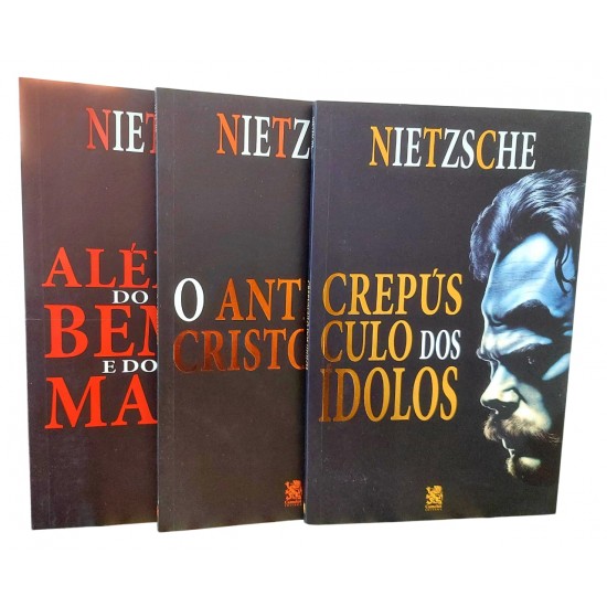 Kit 3 Livros de Nietzsche, Crepúsculo dos Ídolos, O Anticristo, Além do Bem e do Mal Kit 3 Livros de Nietzsche, Crepúsculo dos Ídolos, O Anticristo, Além do Bem e do Mal