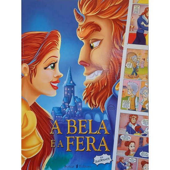 A Bela e a Fera Em Quadrinhos, Colorido A Bela e a Fera Em Quadrinhos, Colorido