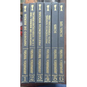 Aplicação da Legislação pelos Tribunais Superiores, Jurisprudência Tributária, Carlos E. Rodrigues Organizador, 6 Volumes Aplicação da Legislação pelos Tribunais Superiores, Jurisprudência Tributária, Carlos E. Rodrigues Organizador, 6 Volumes