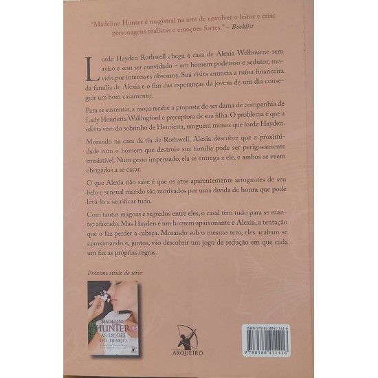 As Regras da Sedução, Madeline Hunter, Editora Arqueiro