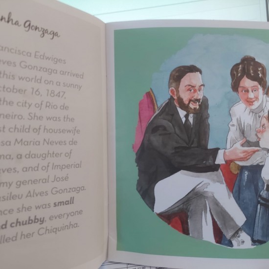 Coleção Crianças Geniais, Chiquinha Gonzaga, Aquarelas Eduardo Vetillo, Textos Patrícia Rodrigues Coleção Crianças Geniais, Chiquinha Gonzaga, Aquarelas Eduardo Vetillo, Textos Patrícia Rodrigues