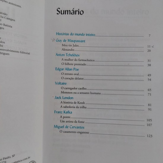 Contos Universais, Para Gostar de Ler 11, Anton Tchekhov, Edgar Allan Poe, Franz Kafka Contos Universais, Para Gostar de Ler 11, Anton Tchekhov, Edgar Allan Poe, Franz Kafka