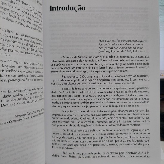 Contratos Internacionais, Luiz Olavo Baptista Contratos Internacionais, Luiz Olavo Baptista