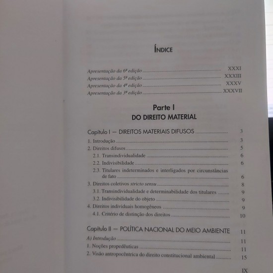 Curso de Direito Ambiental Brasileiro, Celso Antonio Pacheco Fiorillo, Editora Saraiva, 6ª Edição Ampliada Curso de Direito Ambiental Brasileiro, Celso Antonio Pacheco Fiorillo, Editora Saraiva, 6ª Edição Ampliada