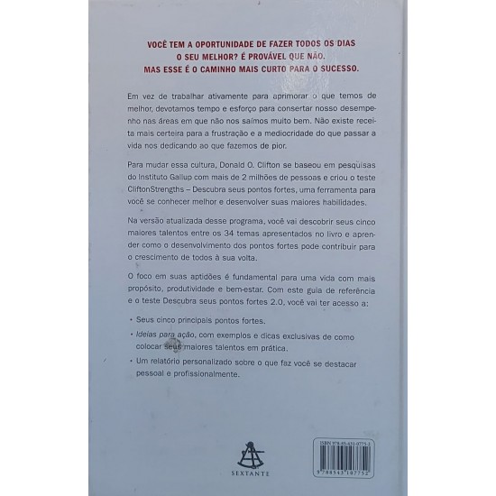 Descubra seus Pontos Fortes 2.0, Don Clifton Descubra seus Pontos Fortes 2.0, Don Clifton