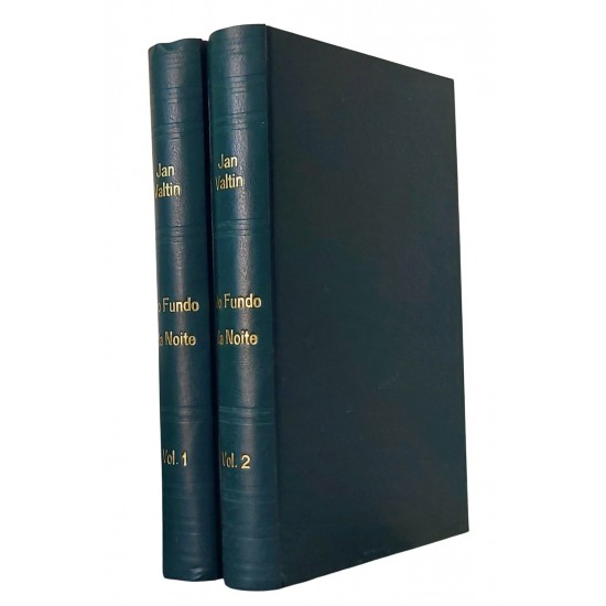 Do Fundo da Noite, Jan Valtin, Volume 1 e 2 - Completo, Capa de Luxo Verde em Percalux, Com Letras Douradas Do Fundo da Noite, Jan Valtin, Volume 1 e 2 - Completo, Capa de Luxo Verde em Percalux, Com Letras Douradas