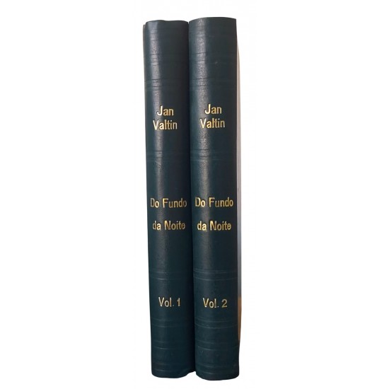 Do Fundo da Noite, Jan Valtin, Volume 1 e 2 - Completo, Capa de Luxo Verde em Percalux, Com Letras Douradas Do Fundo da Noite, Jan Valtin, Volume 1 e 2 - Completo, Capa de Luxo Verde em Percalux, Com Letras Douradas