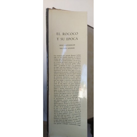 El Rococo Y Su Epoca, Arno Schonberger, Halldor Soehner, Capa Dura, Formato Grande, Edição 1963 El Rococo Y Su Epoca, Arno Schonberger, Halldor Soehner, Capa Dura, Formato Grande, Edição 1963