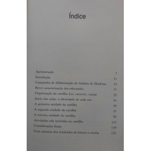 Ler Escrever Contar, Construção de Cartilhas para Alfabetização de Adultos, Regina Hara