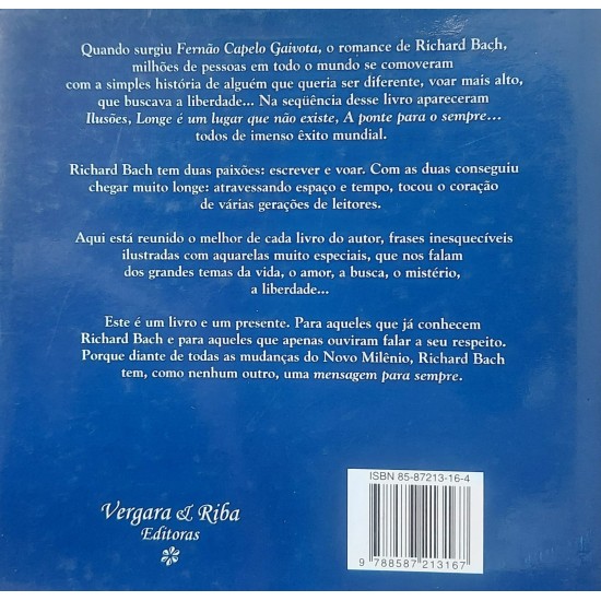 Mensagens Para Sempre, Richard Bach, Capa Dura com Sobrecapa Mensagens Para Sempre, Richard Bach, Capa Dura com Sobrecapa
