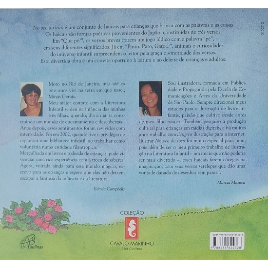 No Oco do Toco, Haicais Para Crianças, Edméa Campbells, Ilustrações Marcia Misawa No Oco do Toco, Haicais Para Crianças, Edméa Campbells, Ilustrações Marcia Misawa