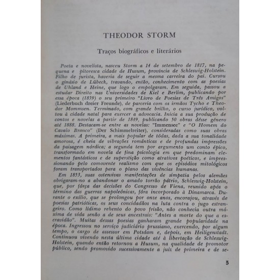 O Afogado, Aquis Submersus, Immensee, Theodor Storm, Tradução de João Távora, Capa de Couro, Edição 1955 O Afogado, Aquis Submersus, Immensee, Theodor Storm, Tradução de João Távora, Capa de Couro, Edição 1955