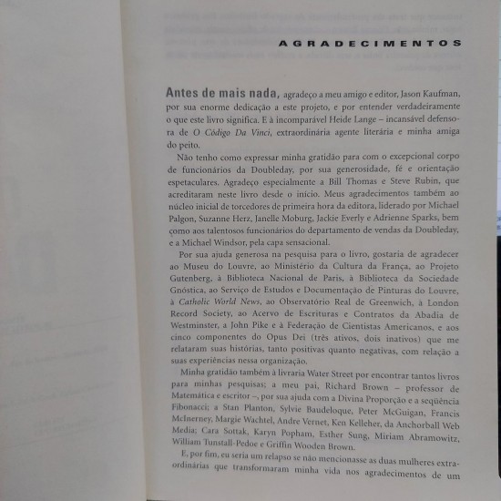 O Código da Vinci, Dan Brown