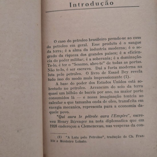 O Escândalo do Petróleo, Monteiro Lobato, Capa de Luxo com Letras Douradas, 1ª Edição 1936 O Escândalo do Petróleo, Monteiro Lobato, Capa de Luxo com Letras Douradas, 1ª Edição 1936