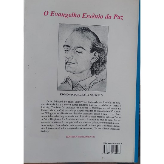 O Evangelho Essênio da Paz, Edmond Bordeaux Szekely, Editora Pensamento