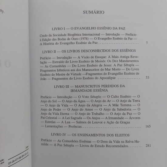 O Evangelho Essênio da Paz, Edmond Bordeaux Szekely, Editora Pensamento