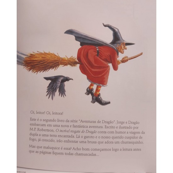 O Incrível Resgate do Dragão, M. P. Robertson - Frete Grátis O Incrível Resgate do Dragão, M. P. Robertson - Frete Grátis