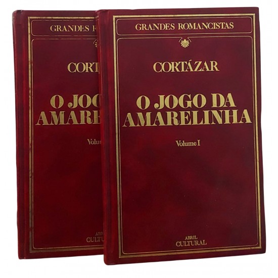 O Jogo da Amarelinha, Julio Cortazar, Volume 1 e 2 - Completo, Capa dura de Luxo, Editora Abril