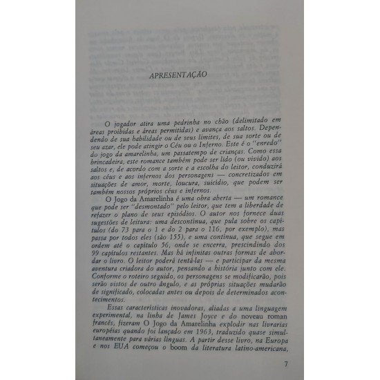 O Jogo da Amarelinha, Julio Cortazar, Volume 1 e 2 - Completo, Capa dura de Luxo, Editora Abril