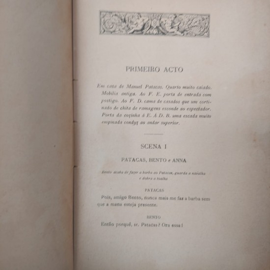 Os Velhos, João da Camara, Theatro, Comedia em Tres Atos, Edição 1909 Lisboa, Rico em Ilustrações à bico de Pena Os Velhos, João da Camara, Theatro, Comedia em Tres Atos, Edição 1909 Lisboa, Rico em Ilustrações à bico de Pena