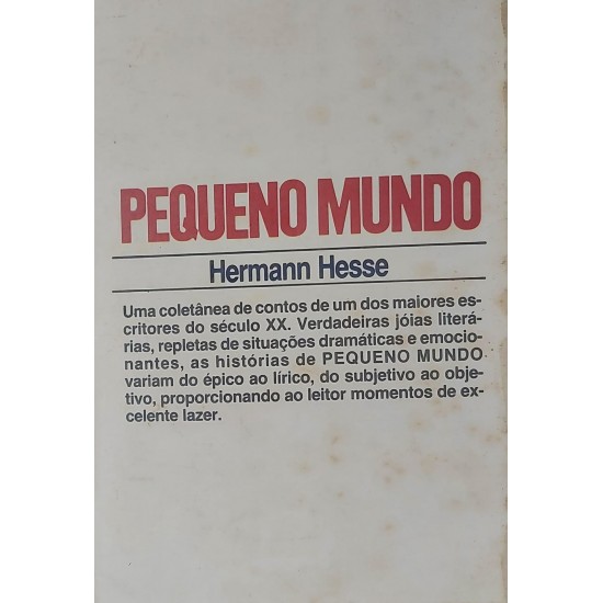 Pequeno Mundo, Hermann Hesse Pequeno Mundo, Hermann Hesse