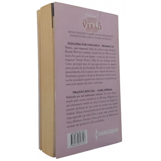 Seduzida Pela Vingança, Miranda Lee, Prazer Especial, Cathy Williams, Editora Harlequin Seduzida Pela Vingança, Miranda Lee, Prazer Especial, Cathy Williams, Editora Harlequin