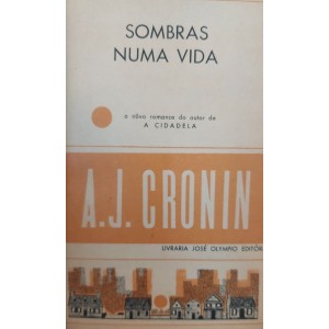 Sombras Numa Vida, A. J. Cronin, Edição de 1966, Capa de Couro, Frete Grátis Sombras Numa Vida, A. J. Cronin, Edição de 1966, Capa de Couro, Frete Grátis