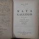 Mata Gallego, Viriato Correa, Edição 1933, Capa de Couro Mata Gallego, Viriato Correa, Edição 1933, Capa de Couro