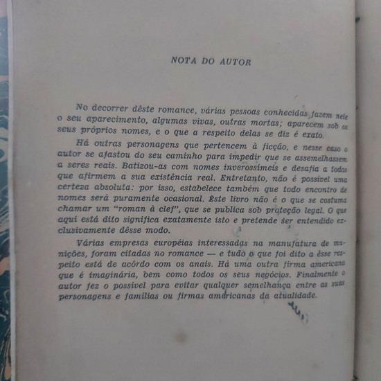 O Fim do Mundo, Upton Sinclair, Capa dura, Lombada de Couro, Edição de 1941