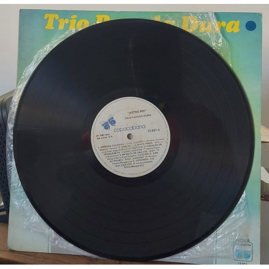 Lp Vinil Trio Parada Dura, Astro Rei , Gravadora Copacabana 1987 Lp Vinil Trio Parada Dura, Astro Rei , Gravadora Copacabana 1987