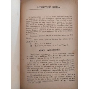 Noções de História das Literaturas, Manuel Bandeira, Primeira Edição de 1940, Capa de Luxo