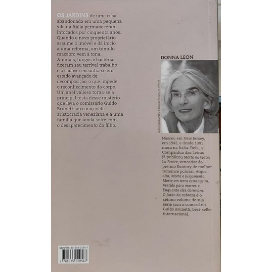 O Fardo da Nobreza, Donna Leon, Companhia das Letras O Fardo da Nobreza, Donna Leon, Companhia das Letras