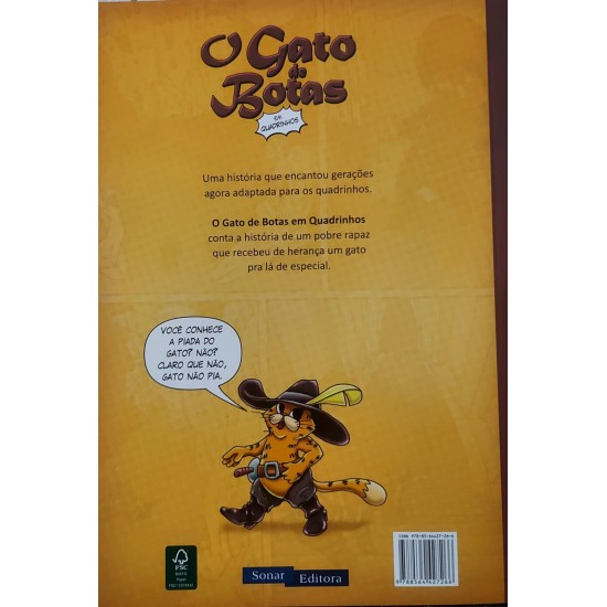 O Gato de Botas em Quadrinhos, Adaptação do Clássico da Literatura de Charles Perrault O Gato de Botas em Quadrinhos, Adaptação do Clássico da Literatura de Charles Perrault