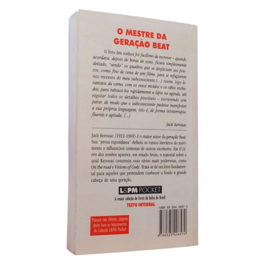O Livro dos Sonhos, Jack Kerouac, Pocket O Livro dos Sonhos, Jack Kerouac, Pocket