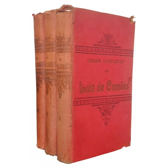 Obras Completas de Luiz de Camões, Tomo I, Tomo II, Tomo III, Edição de 1912, Capa Dura Obras Completas de Luiz de Camões, Tomo I, Tomo II, Tomo III, Edição de 1912, Capa Dura
