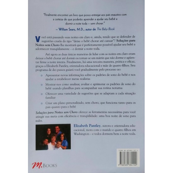 Soluções Para Noites Sem Choro, Elizabeth Pantley Soluções Para Noites Sem Choro, Elizabeth Pantley