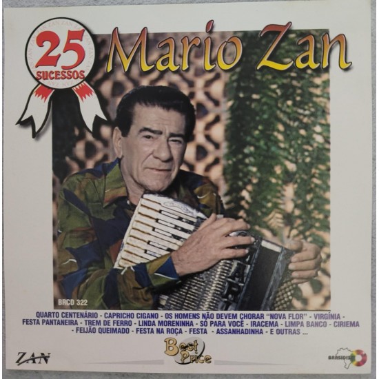 Cd Mario Zan, 25 Sucessos Cd Mario Zan, 25 Sucessos