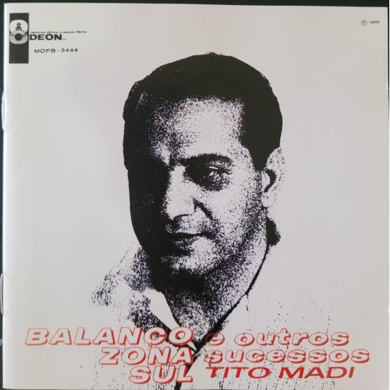 Cd Tito Madi, Balanço Zona Sul e Outros Sucessos Cd Tito Madi, Balanço Zona Sul e Outros Sucessos