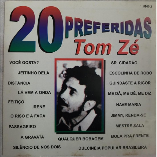 Cd Tom Zé, 20 Preferidas Tom Zé Cd Tom Zé, 20 Preferidas Tom Zé